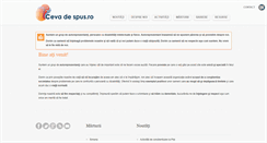 Desktop Screenshot of cevadespus.ro